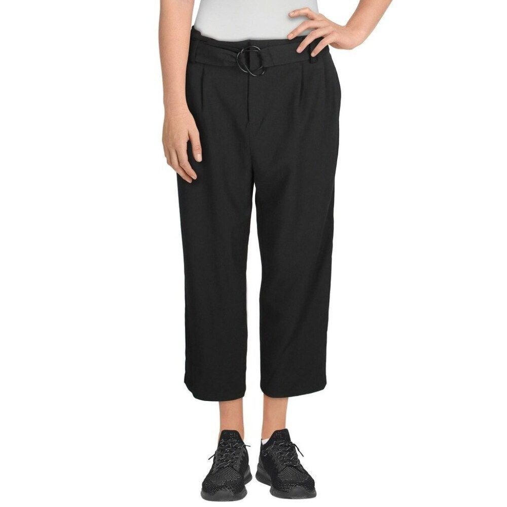 Gilli Belted High Rise Paperbag Cropped Pants